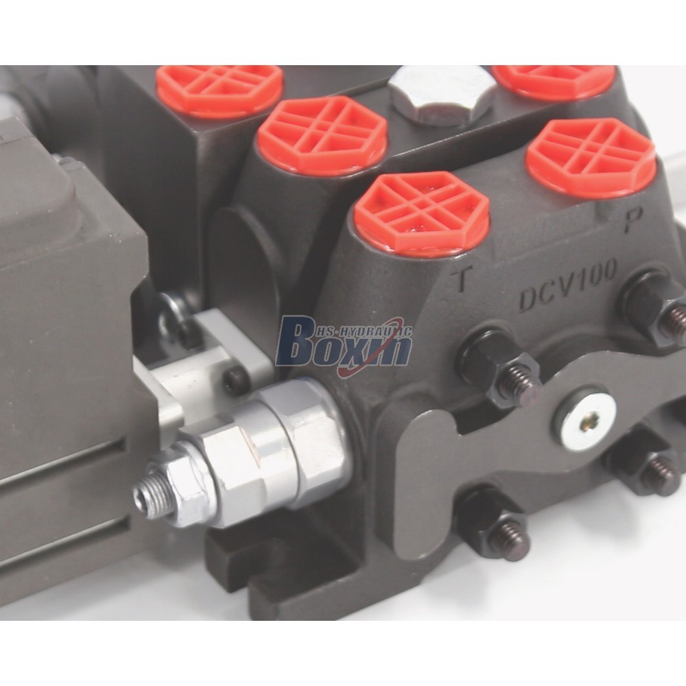 Bulk Supply DCV100EMA-YT-JYT-J-K Electric Motor 2 Spool Sectional Directional Valve detail image